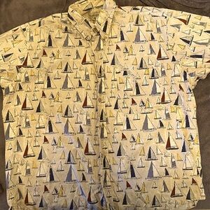 Sail boat button up